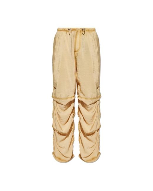 DIESEL Natural P-Daily Layered Drawstring Trousers for men