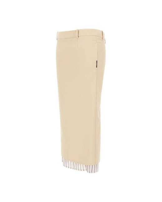 The Attico Natural Midi Skirts