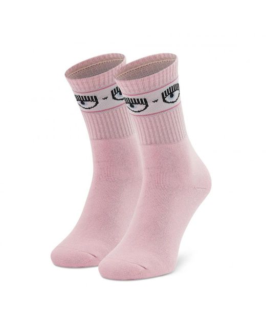 Chiara Ferragni Pink Socks