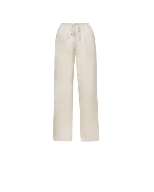 GUAJA. Jagger Tailored Broeken in het White
