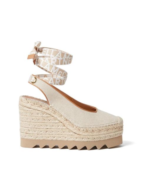 Stella McCartney Natural Wedges