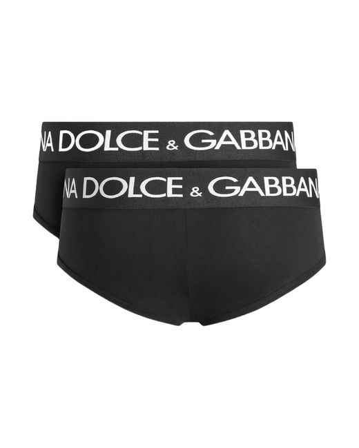 Dolce & Gabbana Black Bottoms for men