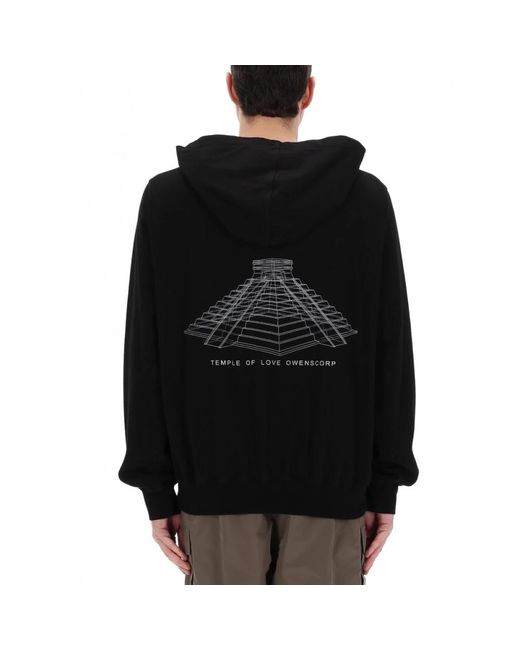 Rick Owens Black Hoodies for men