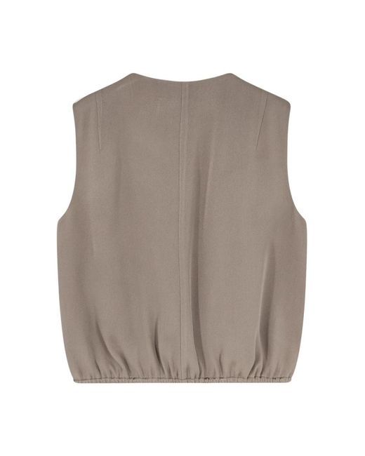 Blouses Alysi de color Brown