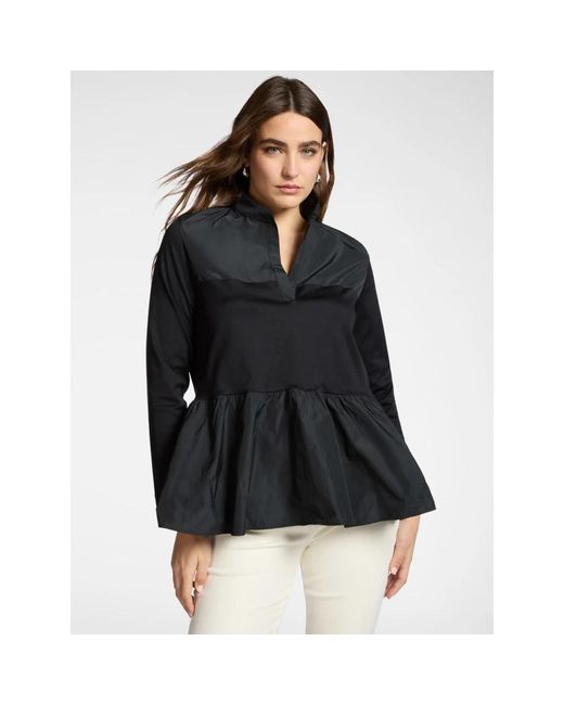 Blouses Elena Miro de color Black