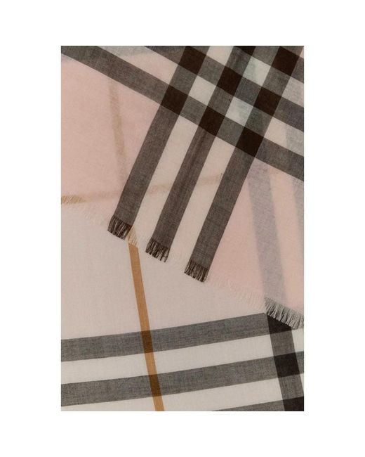 Burberry Pink Winter Scarves