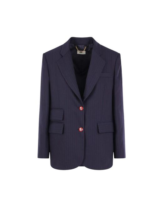 Elisabetta Franchi Blue Blazers