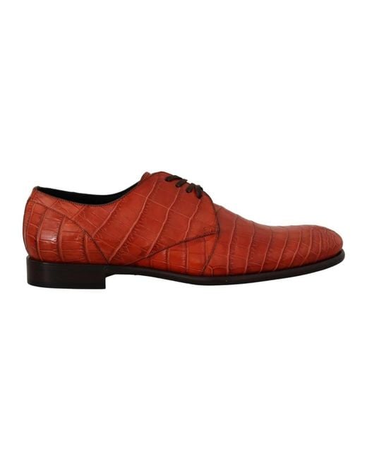 Dolce & Gabbana Red Business Shoes for men