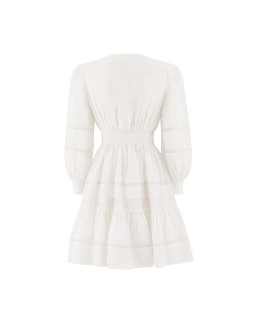 Ermanno Scervino White Short Dresses