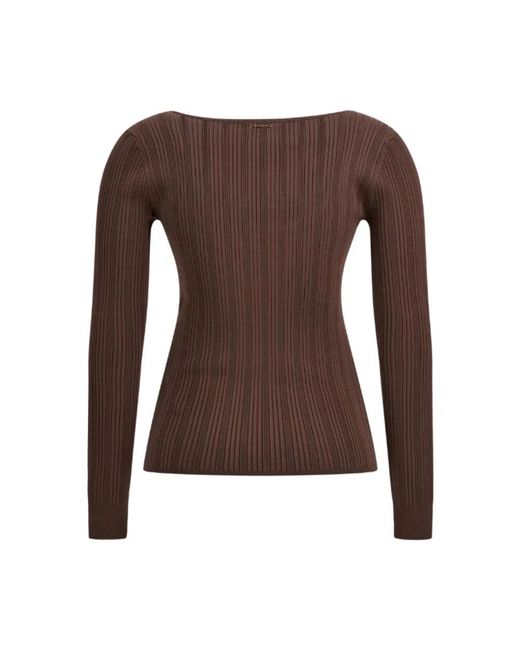 Marciano Brown Round-Neck Knitwear