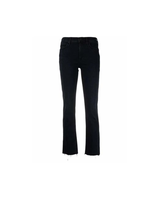 Jeans > cropped jeans Mother en coloris Black