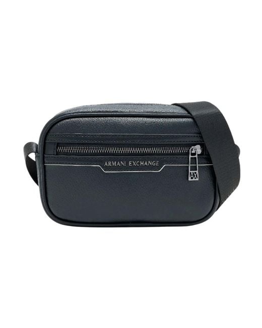 ARMANI EXCHANGE Black Cross Body Bags for men