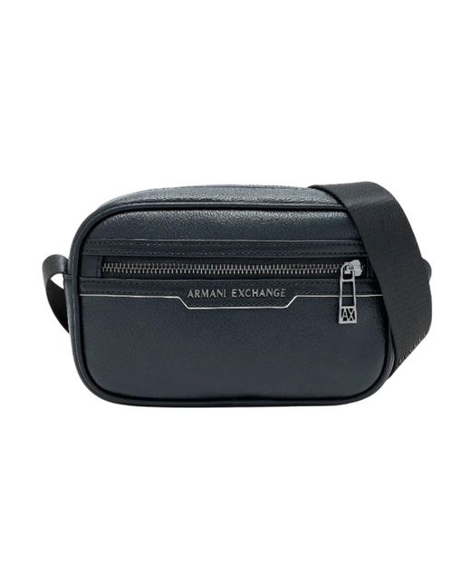 ARMANI EXCHANGE Moderne Schoudertas Met Ritssluiting in het Black voor heren