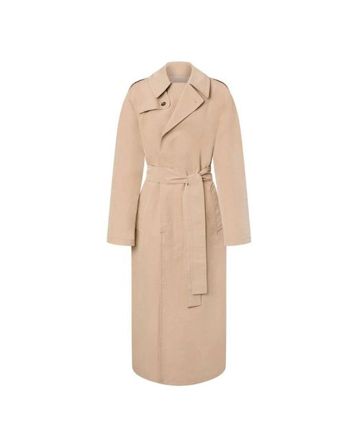 Philosophy Di Lorenzo Serafini Natural R trenchcoat mit gürtel
