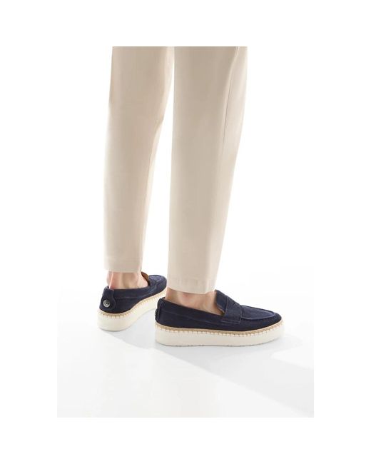 Voile Blanche Blue Loafers for men