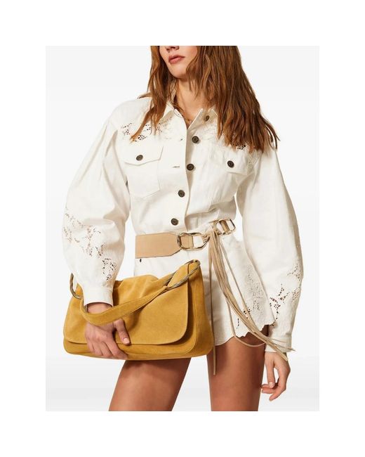 Twinset White Denim Jackets