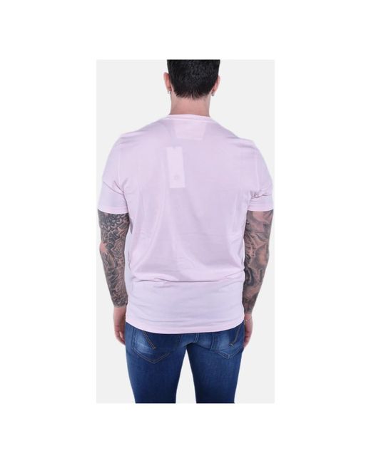 C P Company Himmlisch rosa logo t-shirt ss24 in Purple für Herren