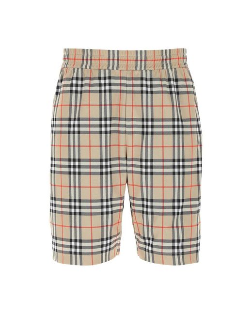 Bermuda shorts stilose per giornate estive di Burberry in Natural da Uomo