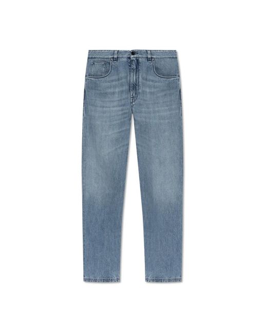 Fendi Blue Slim-Fit Jeans for men