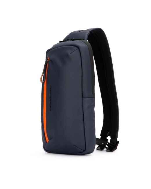 Piquadro Blue Cross Body Bags