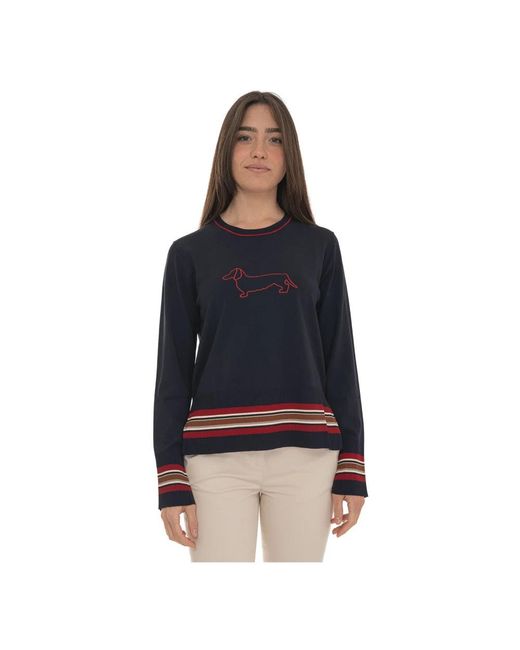 Harmont & Blaine Blue Round-Neck Knitwear