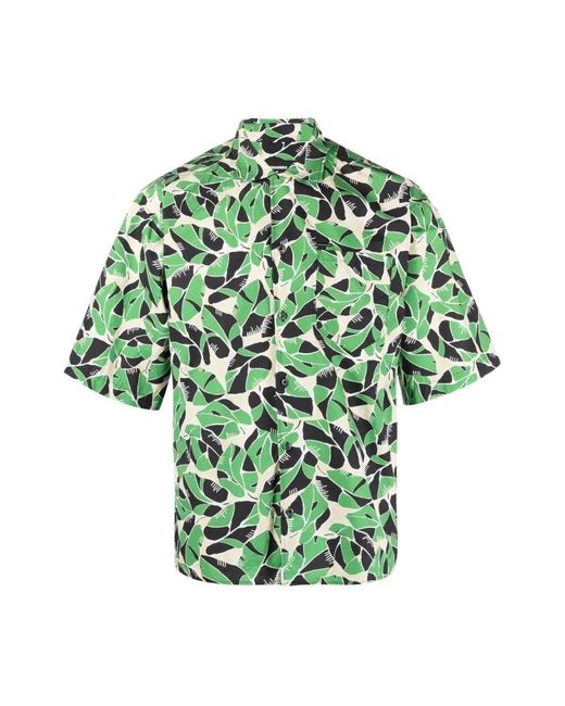 DSquared² Green Short Sleeve Shirts for men