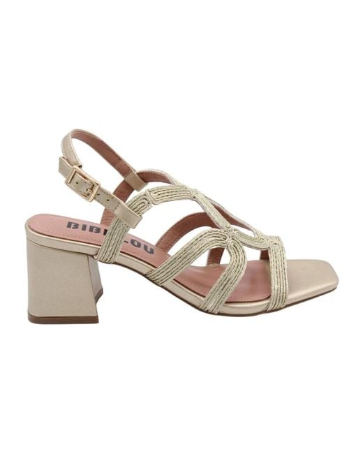 Bibi Lou Yellow High Heel Sandals