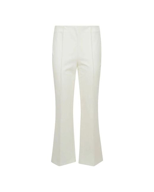 Jonathan Simkhai White Michelle Crop Zip Hose