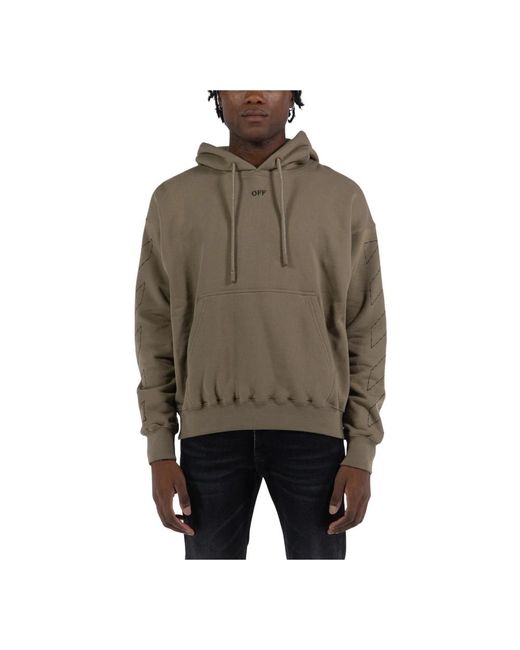 Off-White c/o Virgil Abloh Hoodies in het Brown voor heren