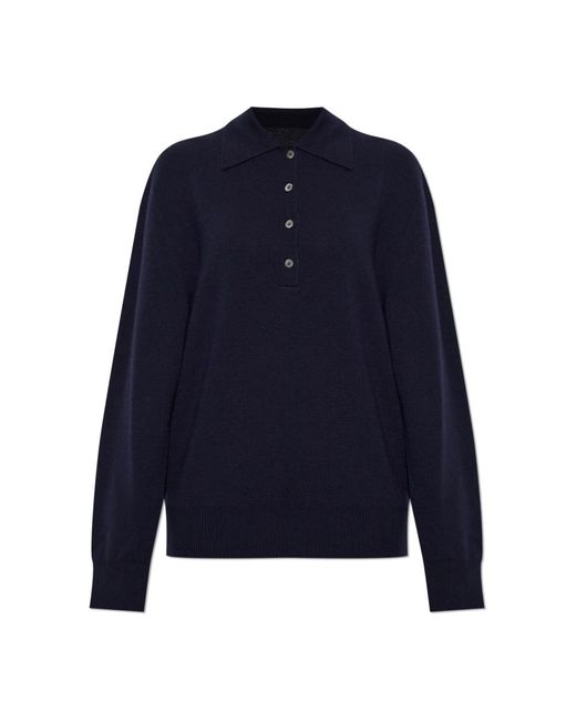 Rohe Blue V-Neck Knitwear