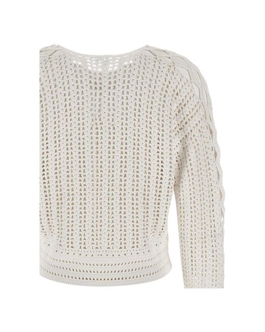 Knitwear > round-neck knitwear IRO en coloris White