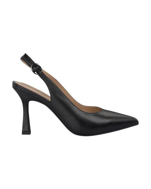 Alma En Pena. Black Stiletto-pumps mit absatz