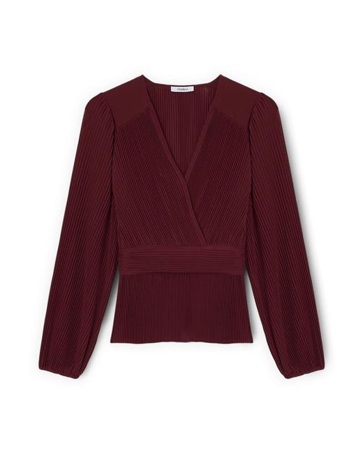 Blouses mötivi de color Purple