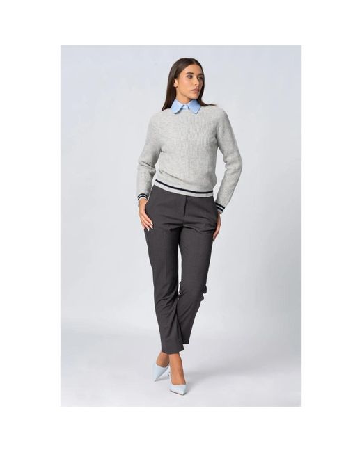 Kocca Gray Round-Neck Knitwear