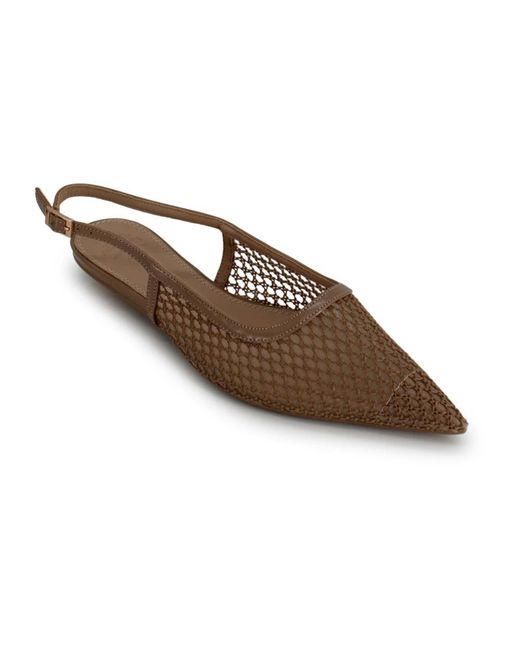TWENTYFOUR Brown Ballerina Shoes