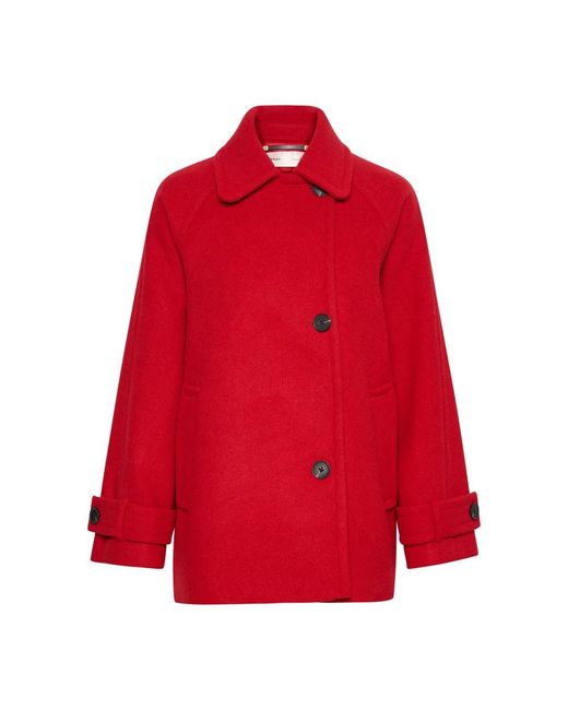 Inwear Red Single-Breasted Coats
