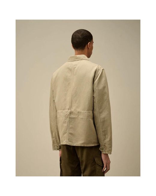 C P Company Natural Light Jackets for men