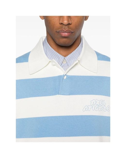 Axel Arigato Blue Polo Shirts for men