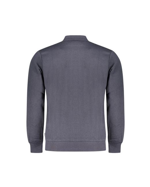 Pepe Jeans Hoodies & Sweatvesten ,Blauw ,Katoen Cotton Zip-Through Sweatshirt in het Blue voor heren