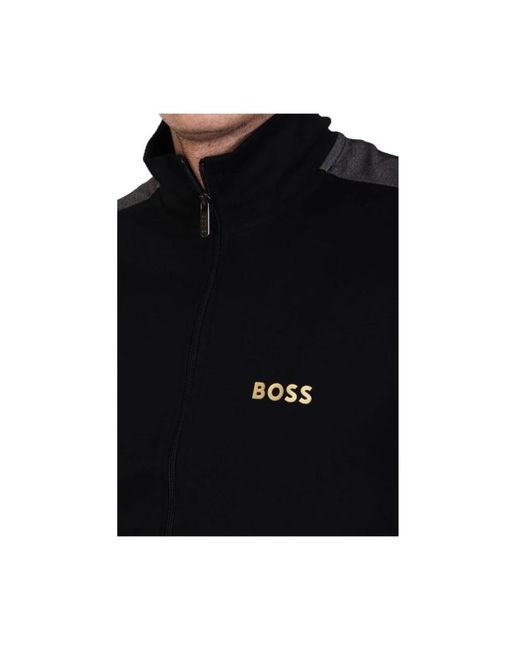 HUGO Black Zip-Throughs for men