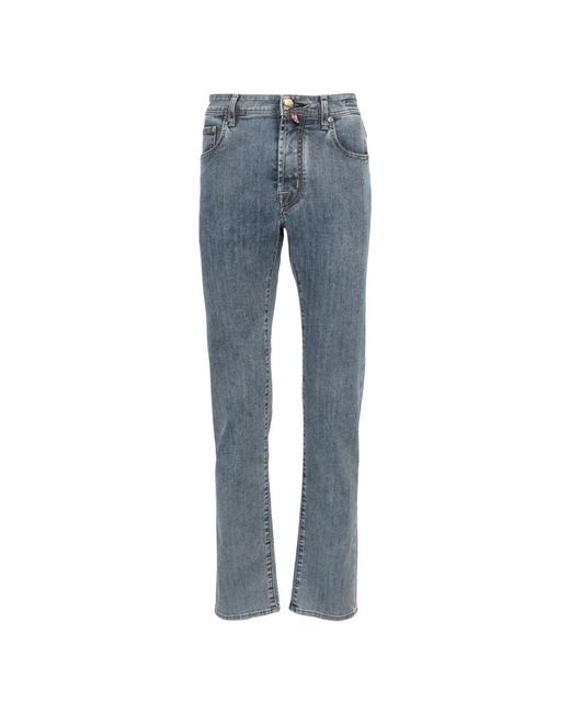 Jacob Cohen Slim-fit blended cotton jeans in Blue für Herren