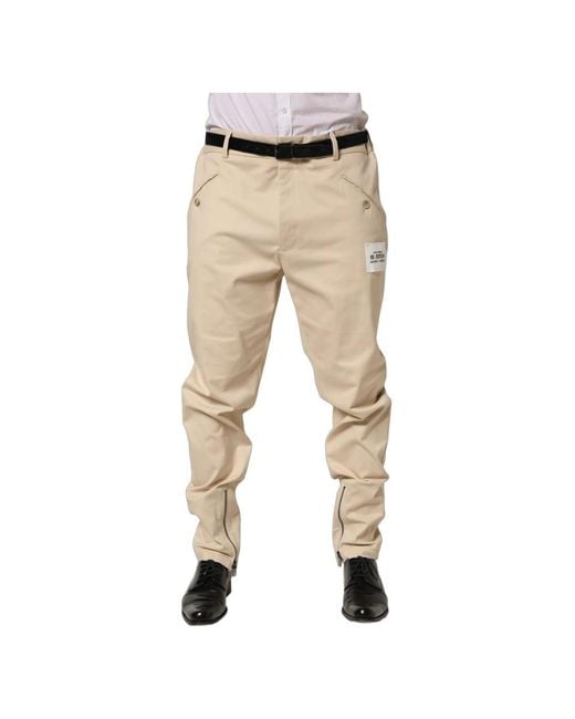 Dolce & Gabbana Natural Chinos for men
