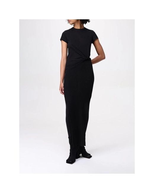 Rick Owens Black Maxi Skirts