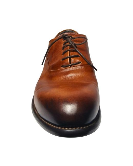 Pollini Brown Laced Shoes for men