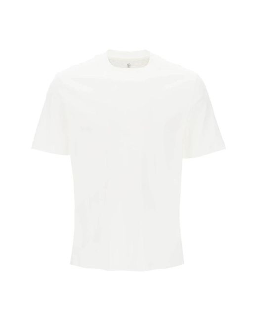 T-Shirts Brunello Cucinelli de hombre de color White