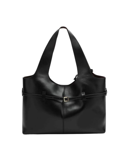 MANU Atelier Black Shopping Bags