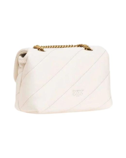 Pinko White Shoulder Bags