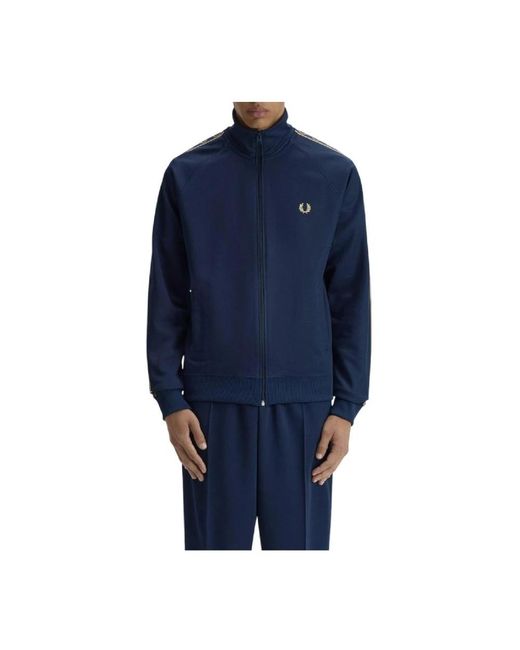 Fred Perry Blue Zip-Throughs for men