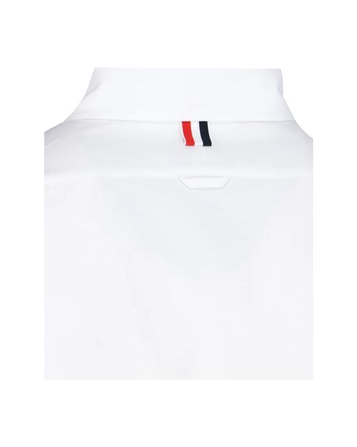 Thom Browne Weißes casual hemd in White für Herren
