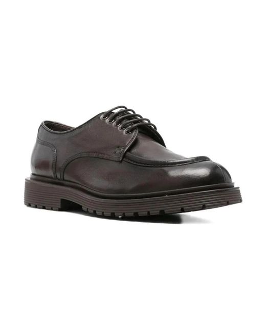 Sturlini Black Laced Shoes for men